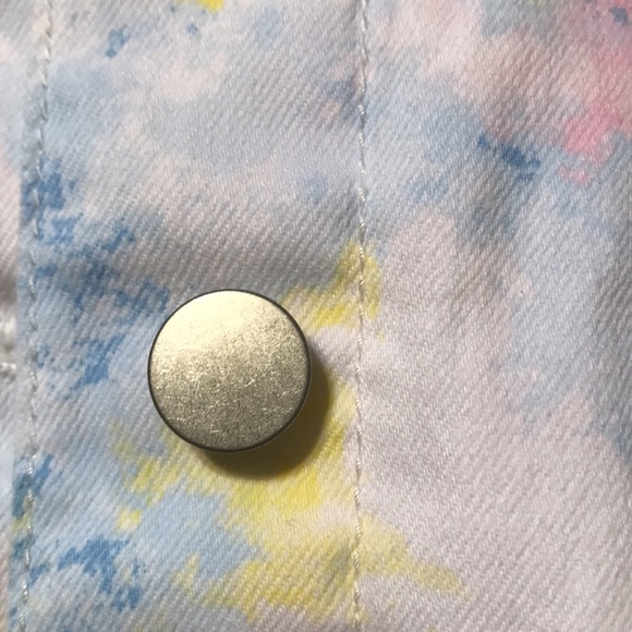 Wonder Nation NWT/White Tye Dyed Denim Jacket - Picture 8 of 13